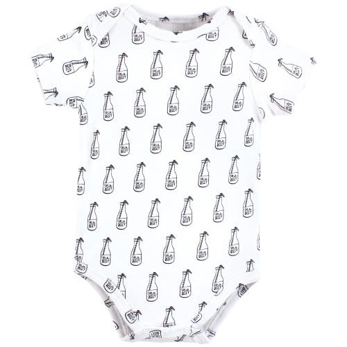 Hudson Baby Soft Cotton Bodysuit Triple Pack