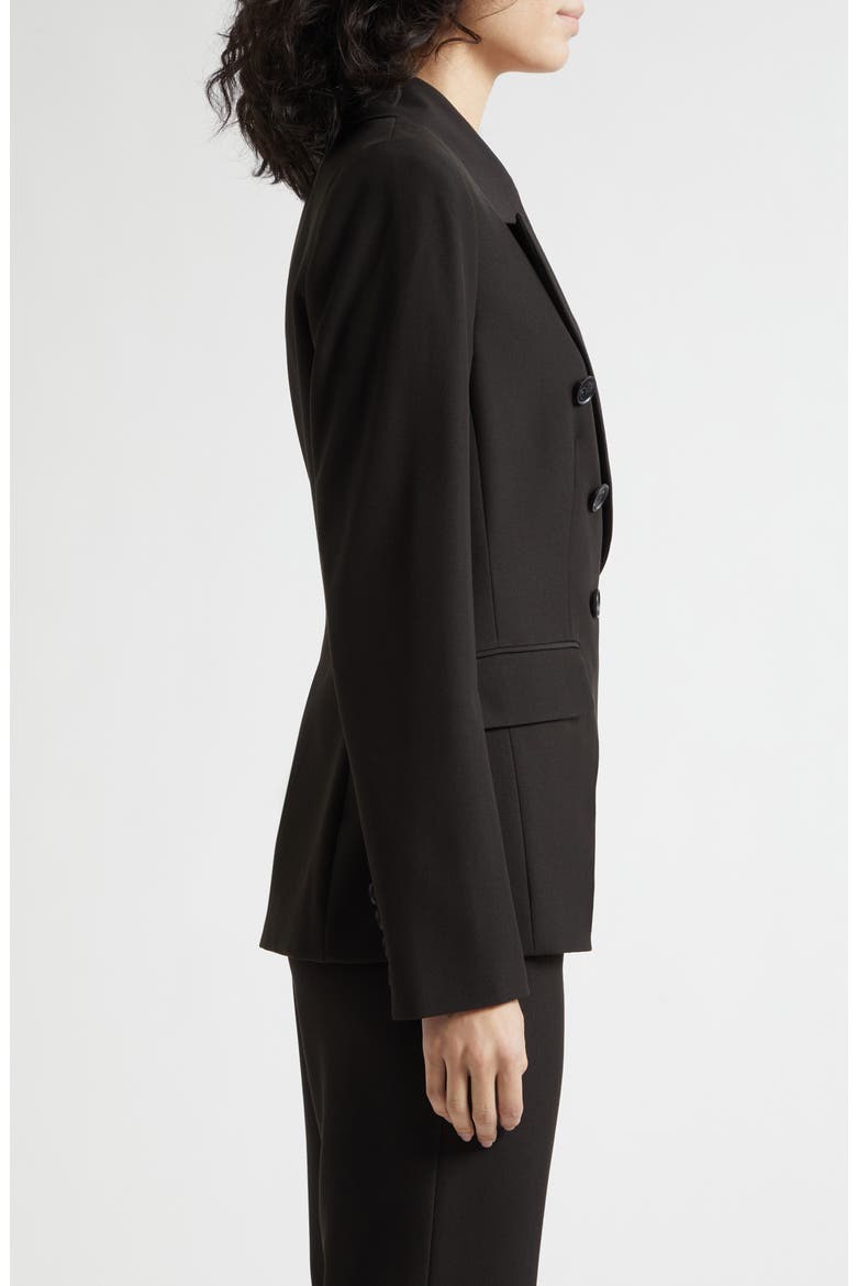 Kylie Double Breasted Blazer, Alternate, color, JET