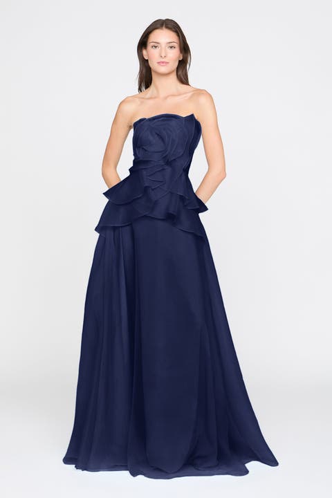 Gilda Draped Rose Gown