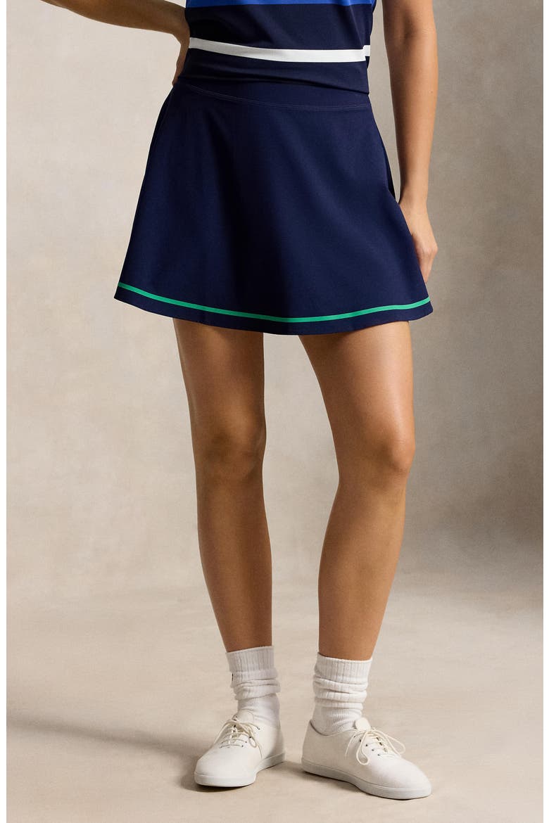 US Open Skirt, Alternate, color, NAVY/ GREEN