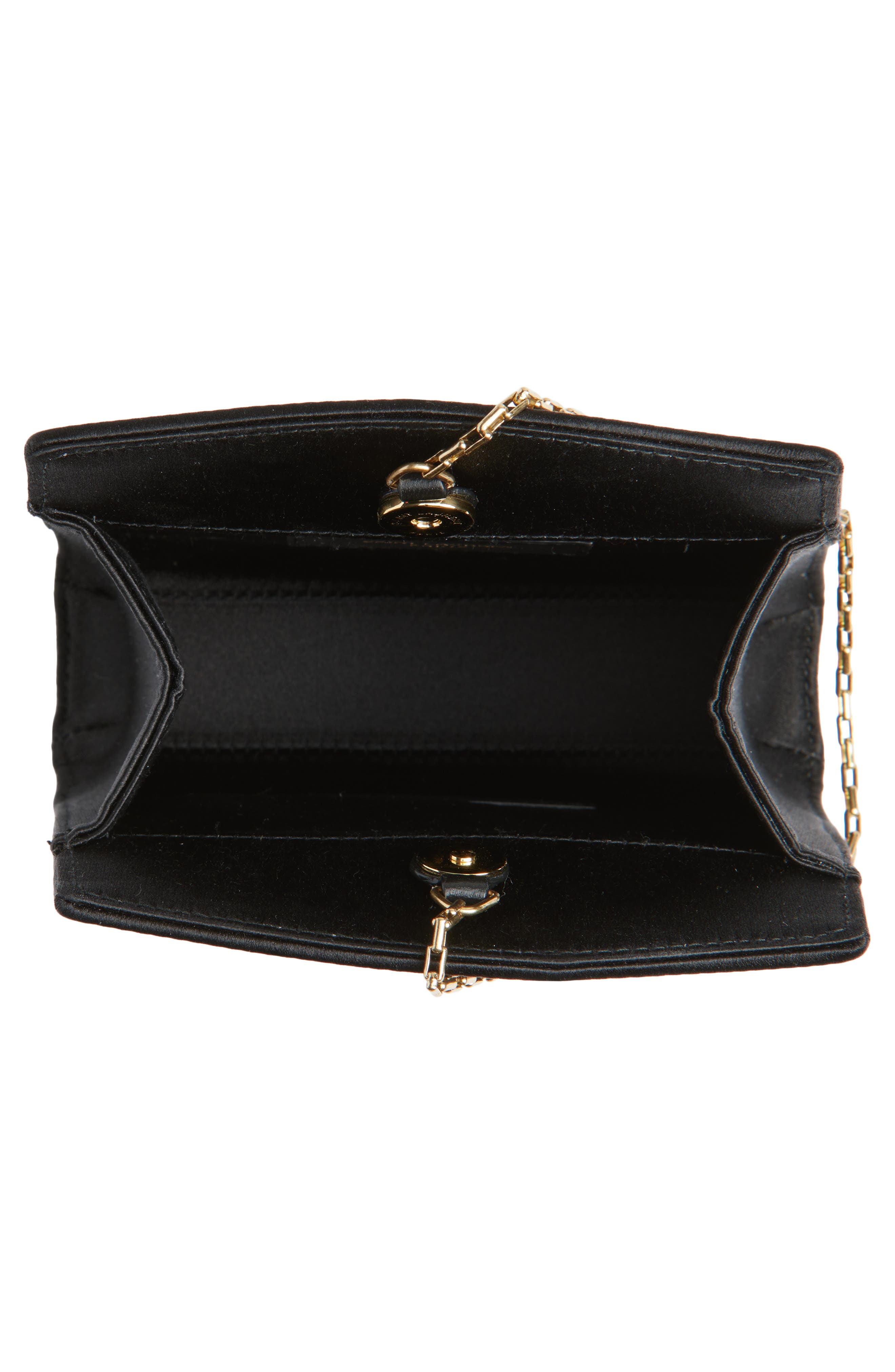 Saint Laurent Mini Sac À Bijoux Satin Bag, Alternate, color, 