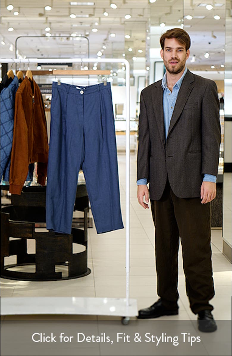 Straight Leg Linen Pants, sales video thumbnail