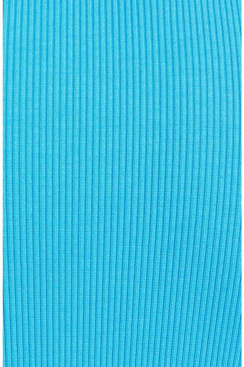 Emara Tassel Hem Rib Pencil Skirt, Alternate, color, TURQUOISE