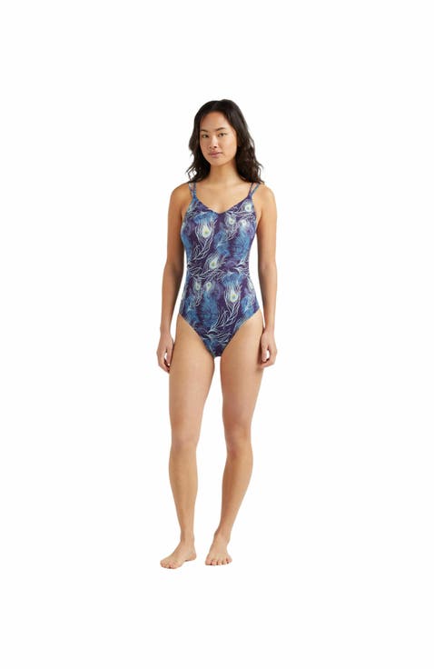 Women's Second Skin Effect Eyes Of The Wind One-Piece Swimsuit