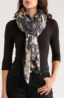 Vince Camuto Floral Soft Wrap Scarf