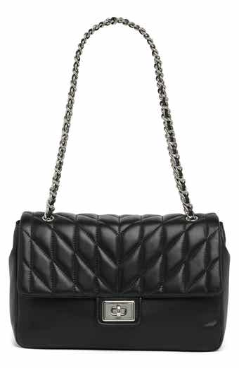 Agyness Large Leather Shoulder Bag