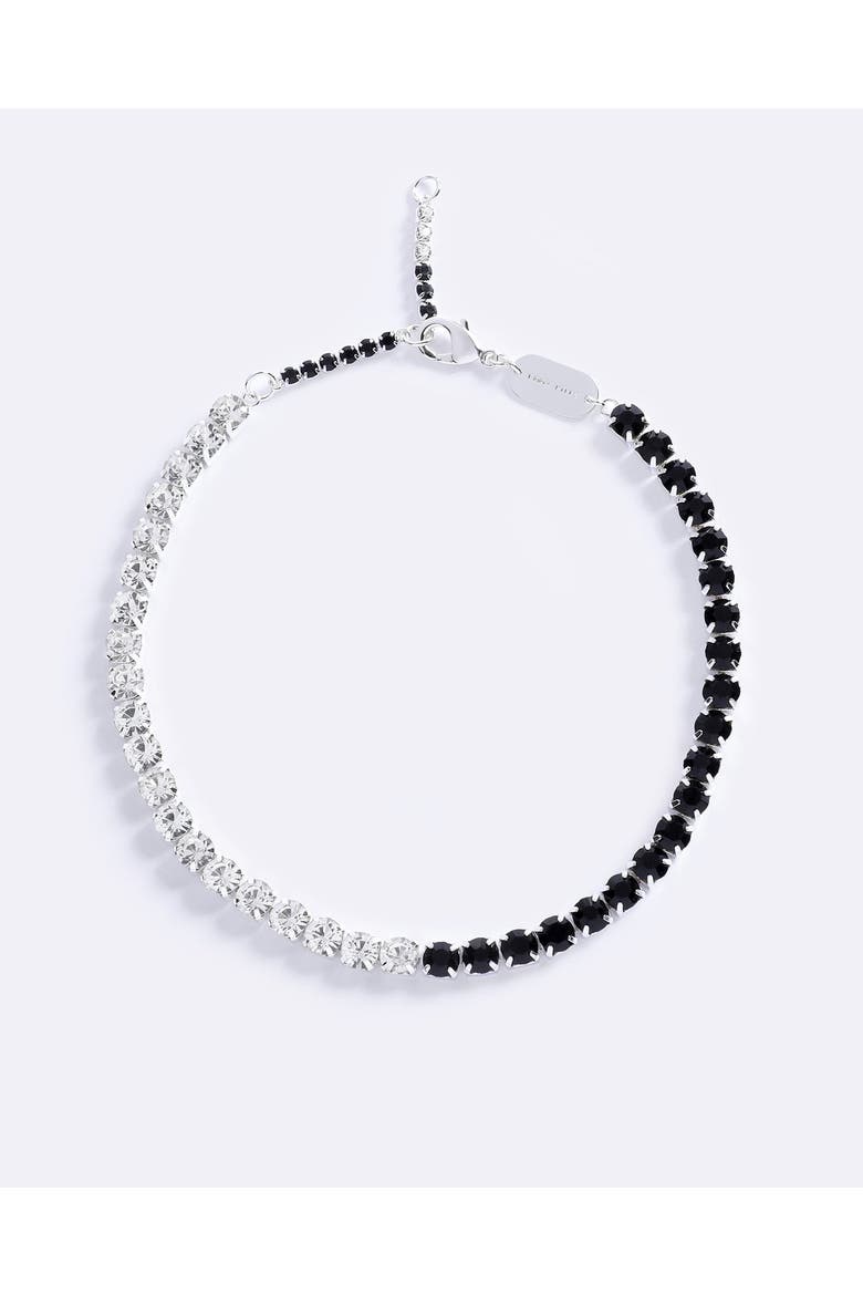 Double Love Choker, Main, color, Clear/Black