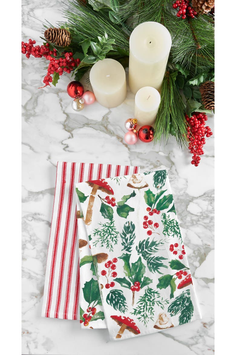 Mushroom Meadow Towel, Alternate, color, Beige
