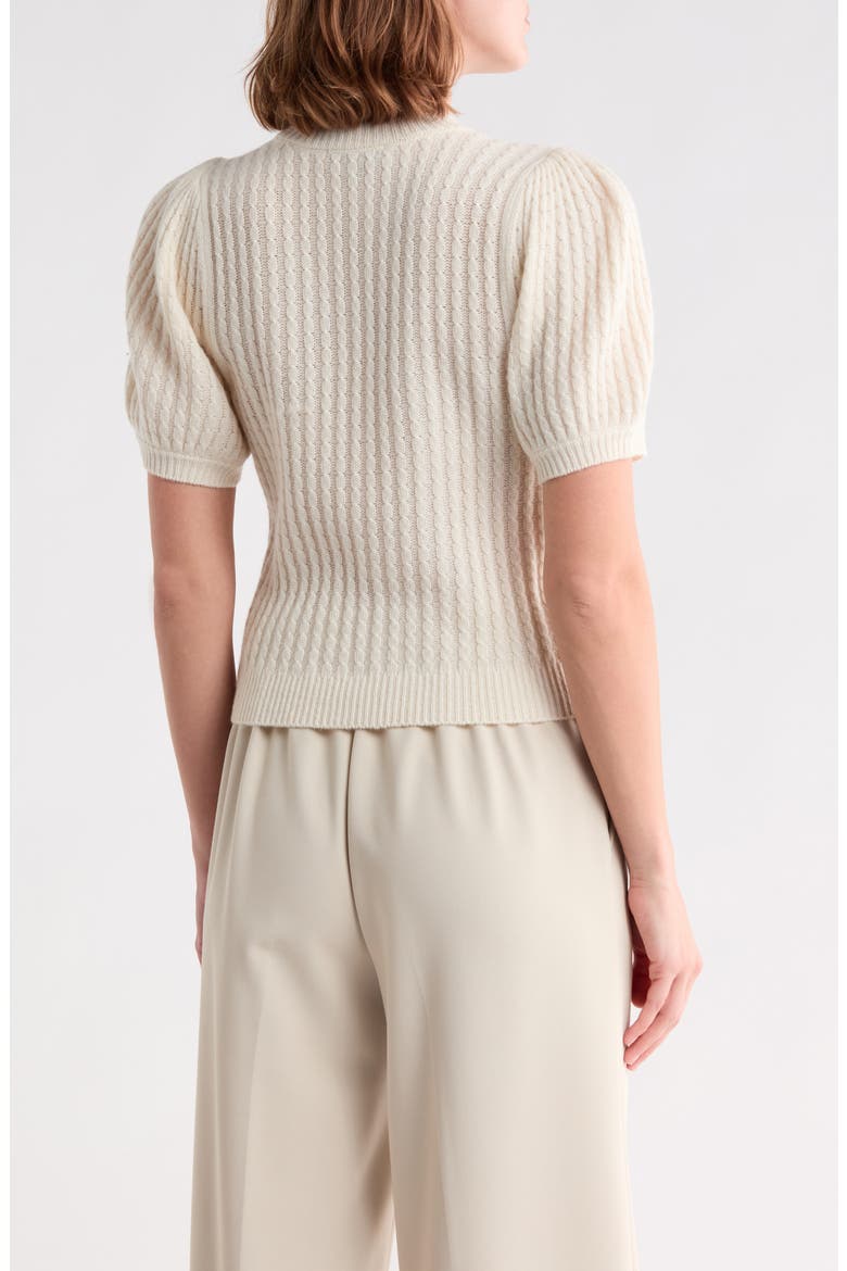 Lucerne Cable Stitch Sweater, Alternate, color, IVORY
