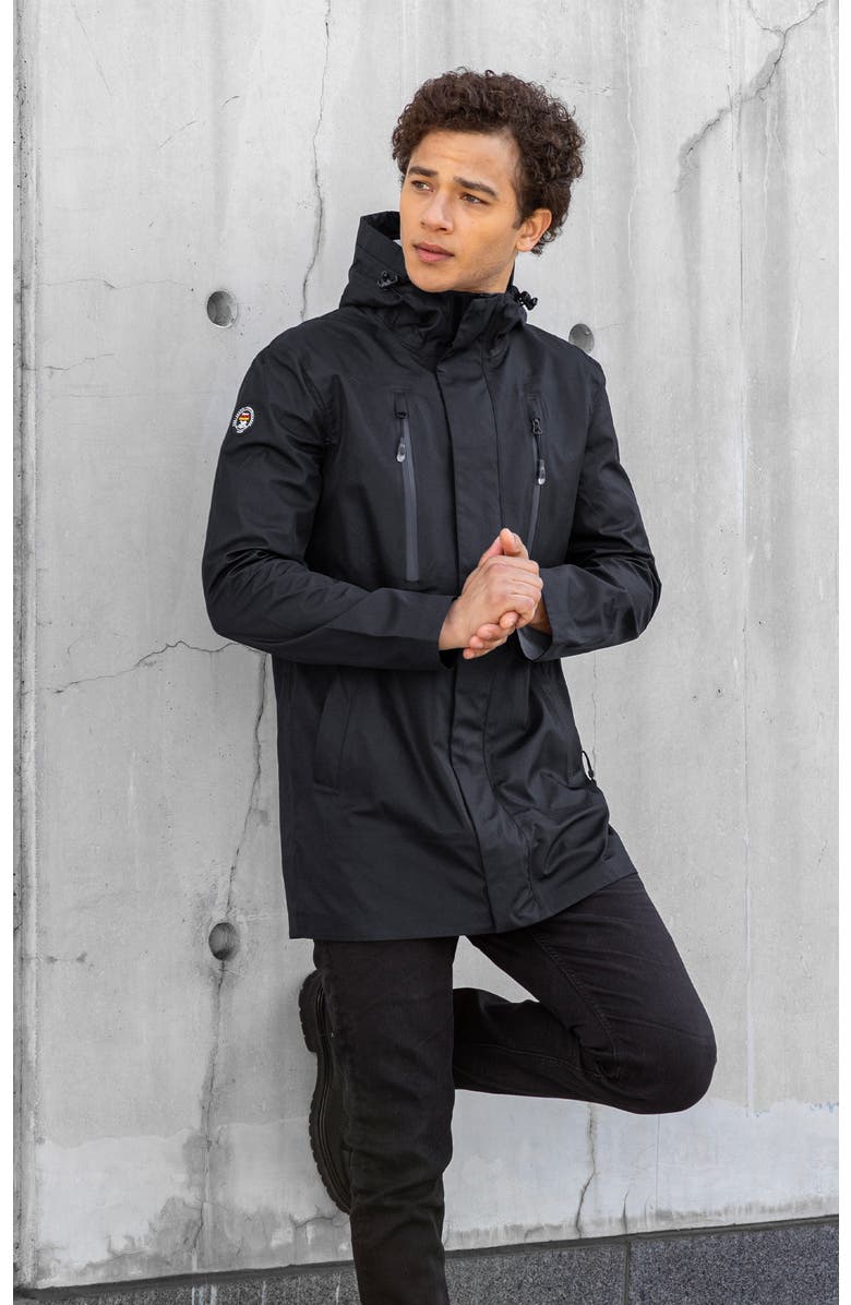 Triple F.A.T. Goose Valen Men
s Rain jacket, Alternate, color, Black