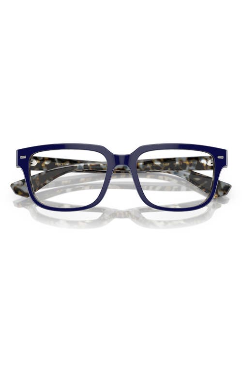 Dolce & Gabbana Dolce&gabbana 54mm Square Optical Glasses In Blue