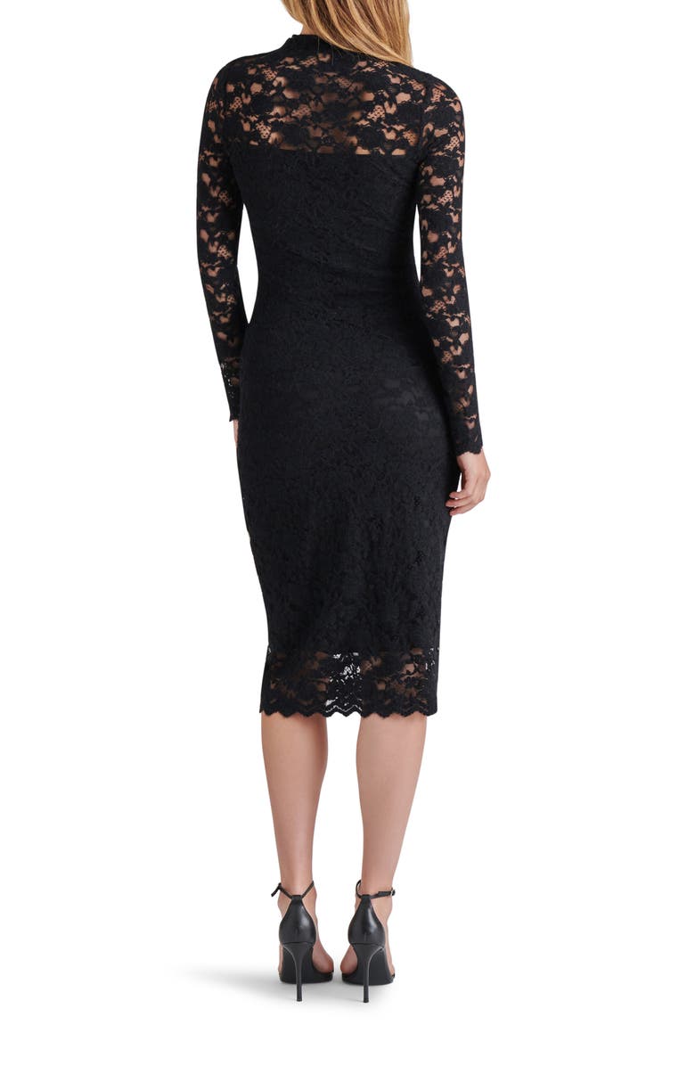 Steve Madden Vivienne Long Sleeve Floral Lace Dress, Alternate, color,