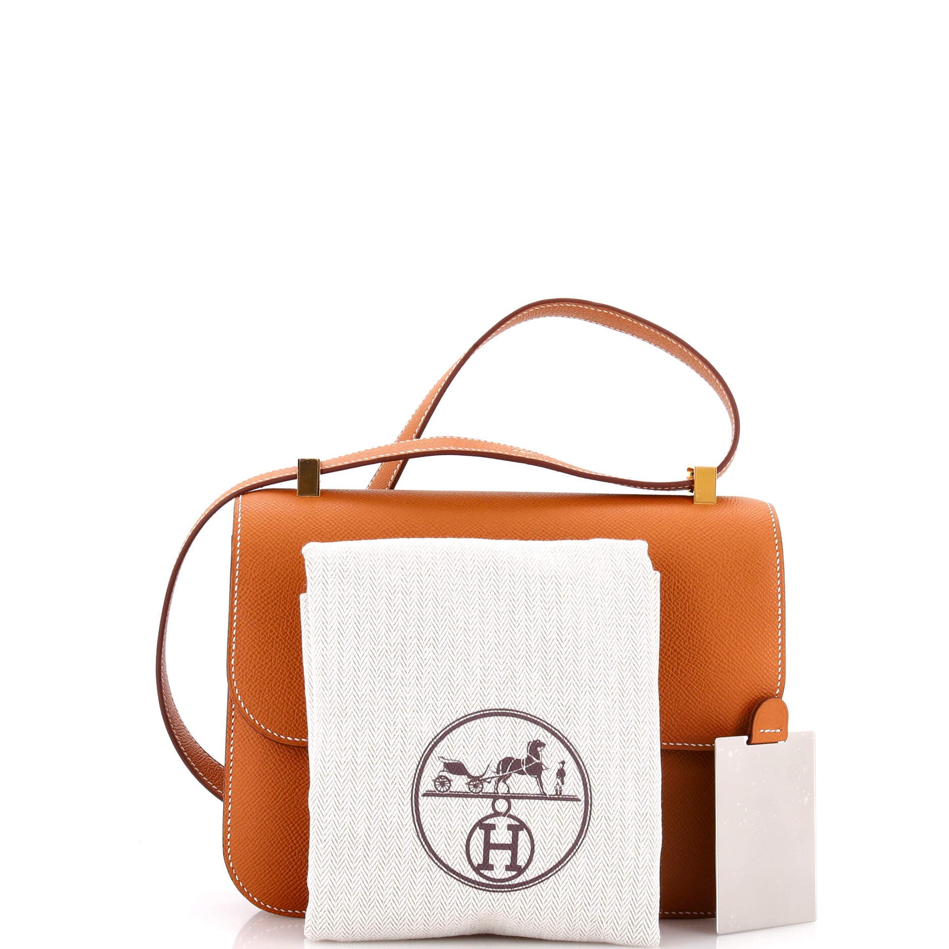 Pre-Owned Hermes Constance NM Bag Epsom 24, Alternate, color, Gold