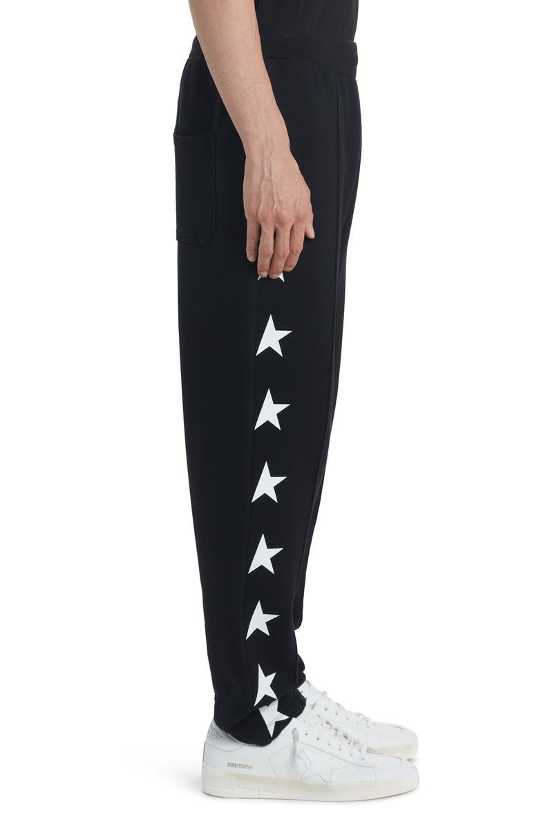 Golden Goose Star Logo Cotton Track Pants, Alternate, color,