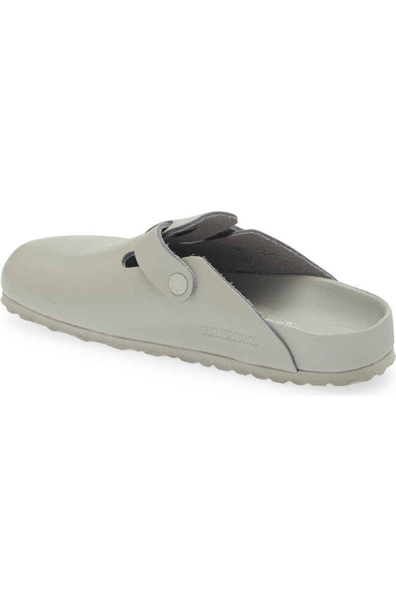 Birkenstock Boston Exquisite Leather Clog, Alternate, color, Mineral Gray