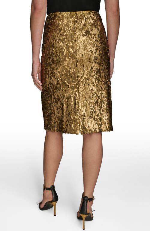Donna Karan New York Sequin Pencil Skirt