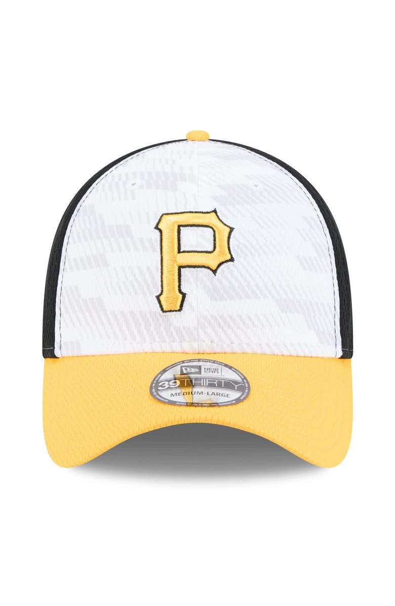 New Era Men's New Era Black/Gold Pittsburgh Pirates 2025 MLB Clubhouse 39THIRTY Flex Hat, Alternate, color, Black