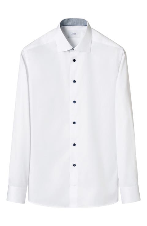 Slim Fit Signature Twill Button-Up Shirt