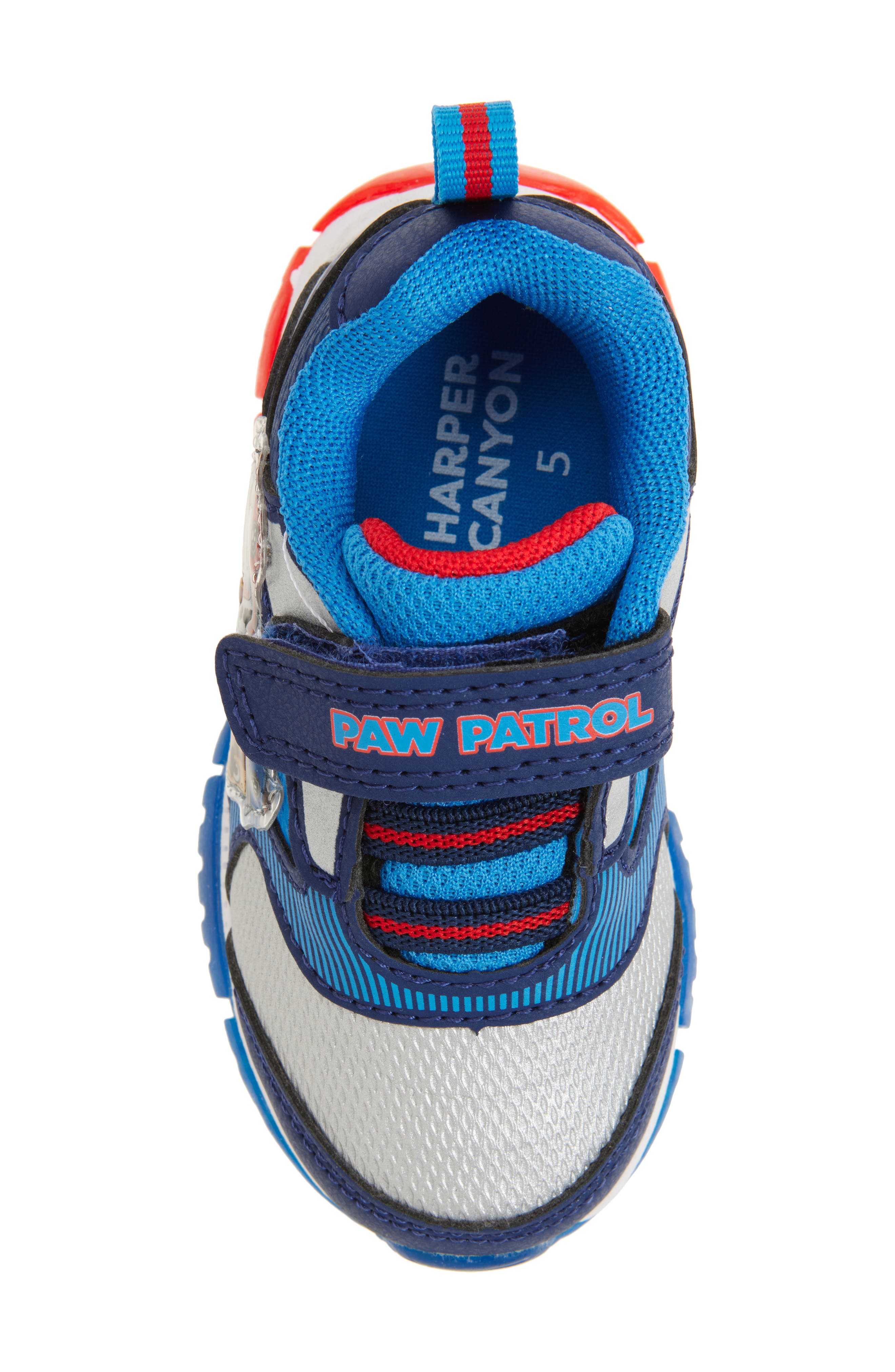 Harper Canyon Kids' Paw Patrol Light Up Sneaker, Alternate, color, Blue