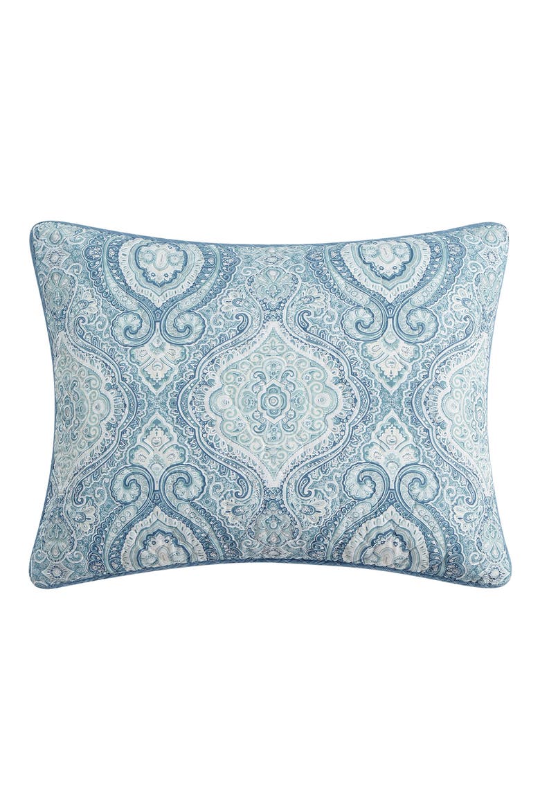 Turtle Cove Cotton Quilt & Sham Set, Alternate, color, CARIBBEAN BLUE