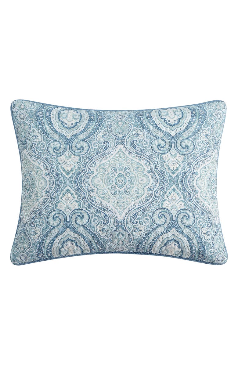 Tommy Bahama Turtle Cove Cotton Quilt & Sham Set, Alternate, color, Caribbean Blue