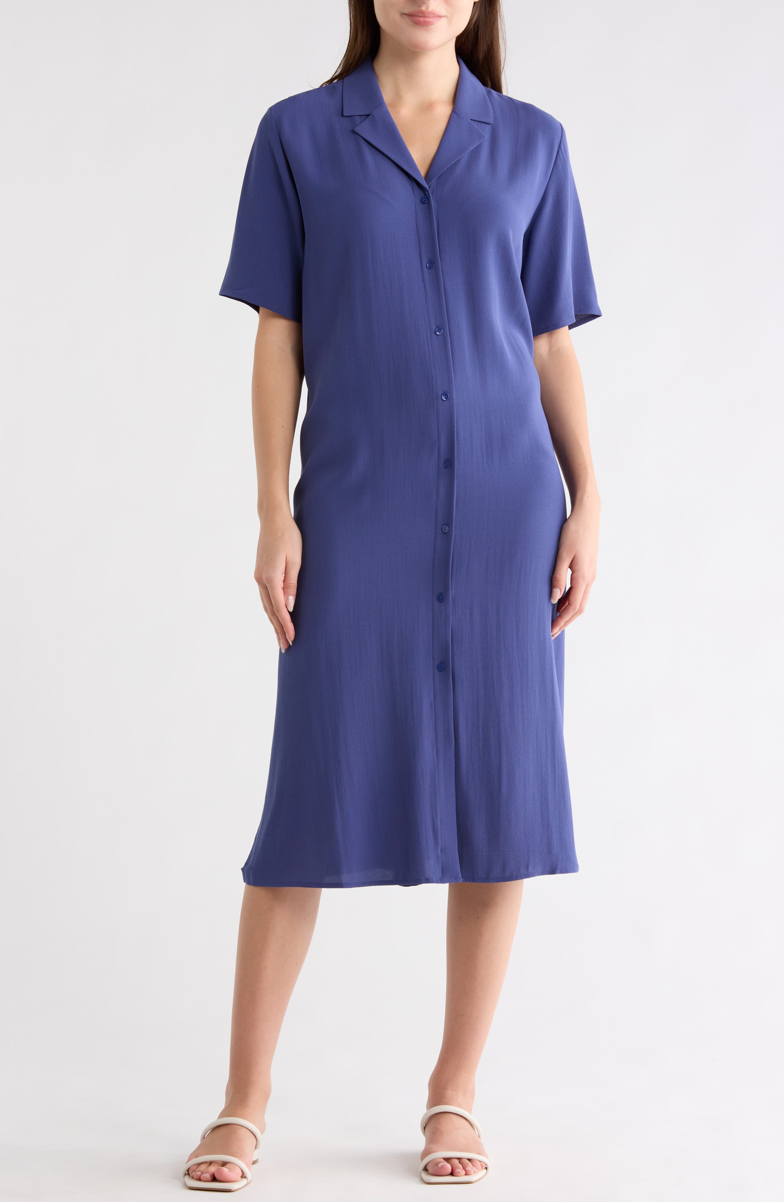 Eileen Fisher Notch Collar Dress