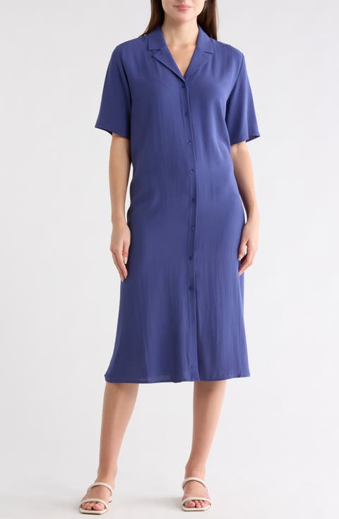Notch Collar Dress