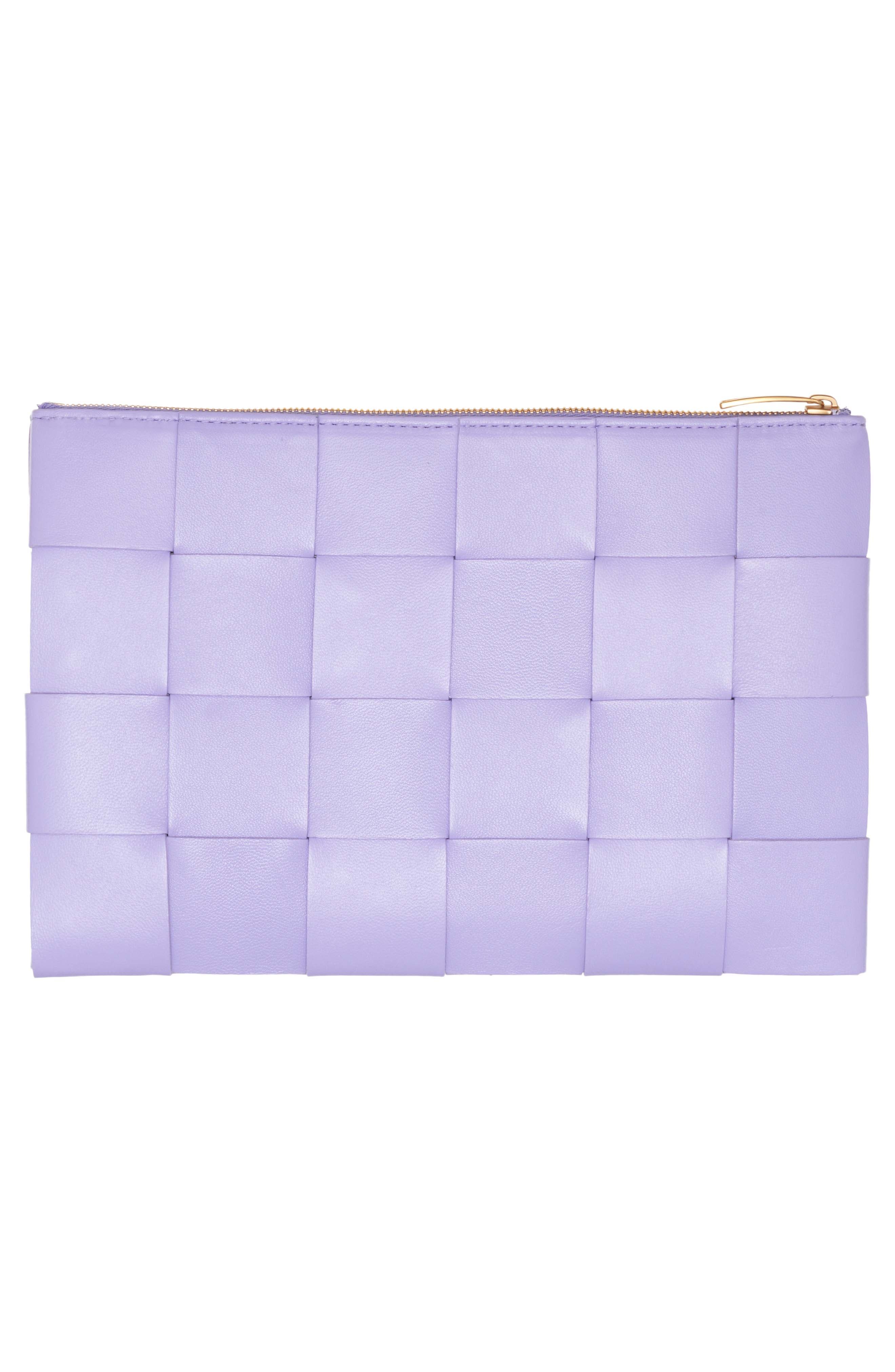 Bottega Veneta Small Intrecciato Leather Pouch, Alternate, color, 