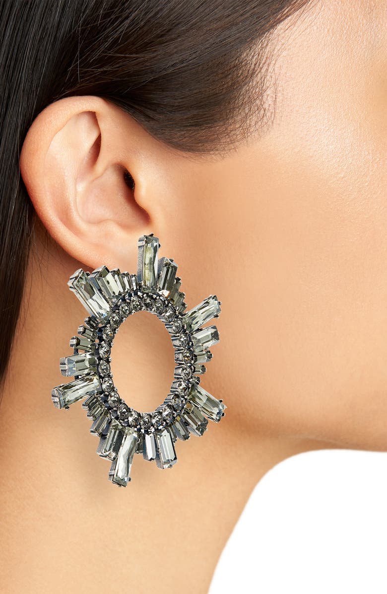 Amina Muaddi Begum Earrings, Alternate, color, 