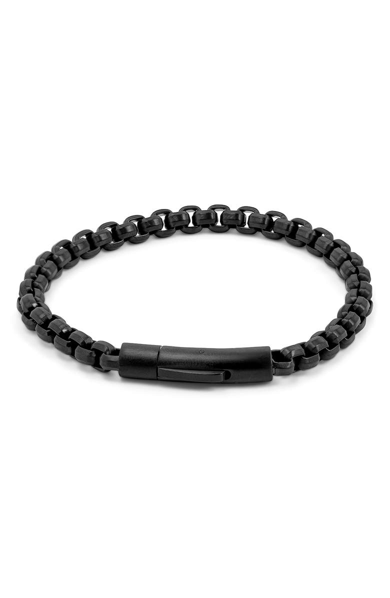 Thompson of London Men's Fornido Box Chain Bracelet, Main, color, 