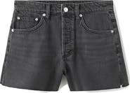 MANGO Cutoff Denim Shorts