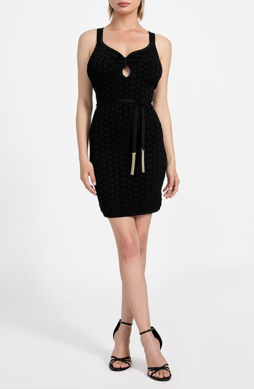 Guess Silvie Sleeveless Minidress In Black