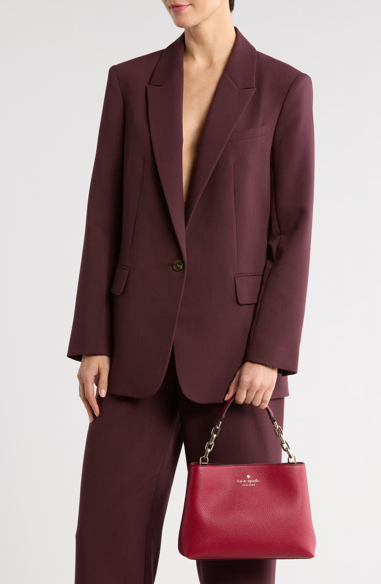 Kate Spade New York aubrey convertible top-handle bag, Alternate, color, Red Jam