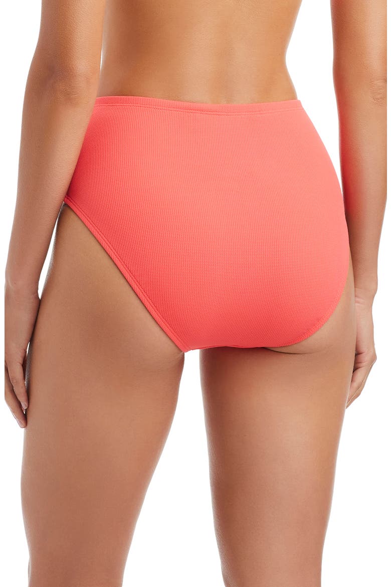 Shirrred Bikini Bottoms, Alternate, color, CRAB SHACK