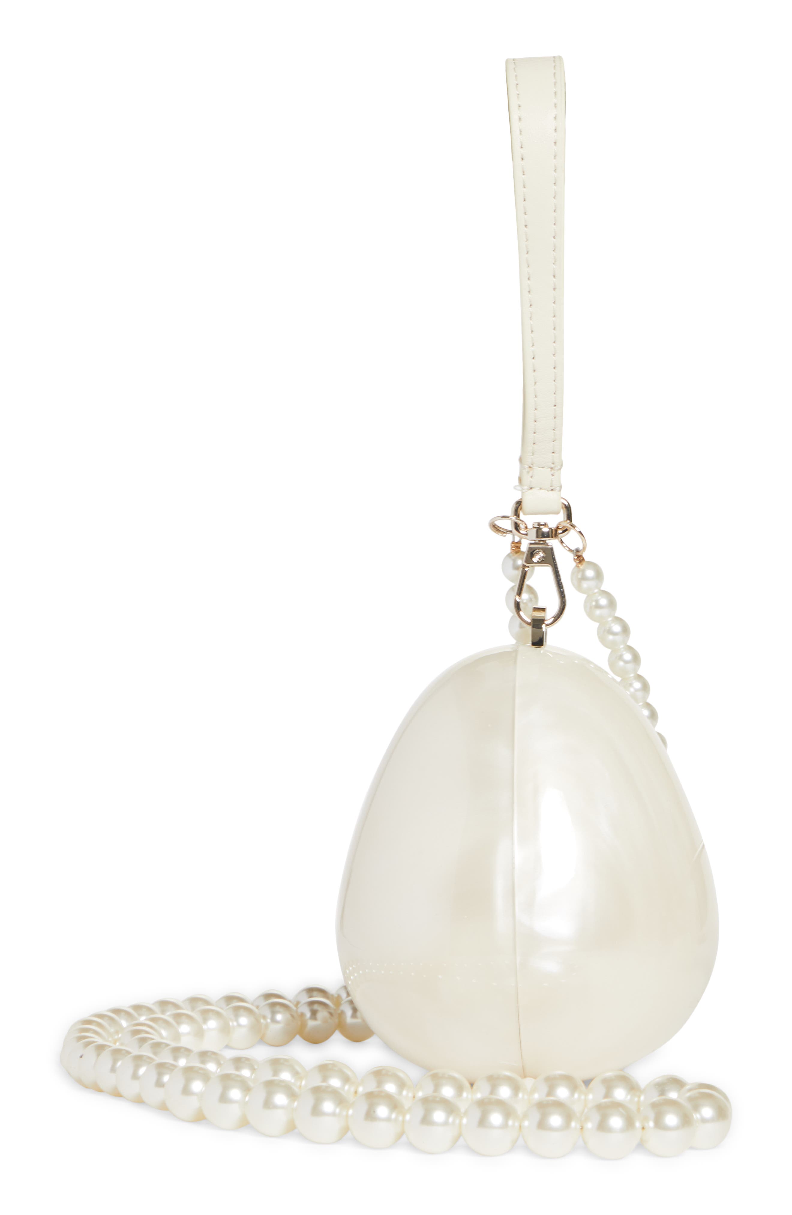 Simone Rocha Micro Imitation Pearl Top Handle Bag, Alternate, color, 