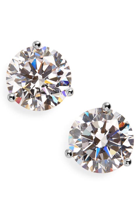 Cubic Zirconia Earrings - 4ct.