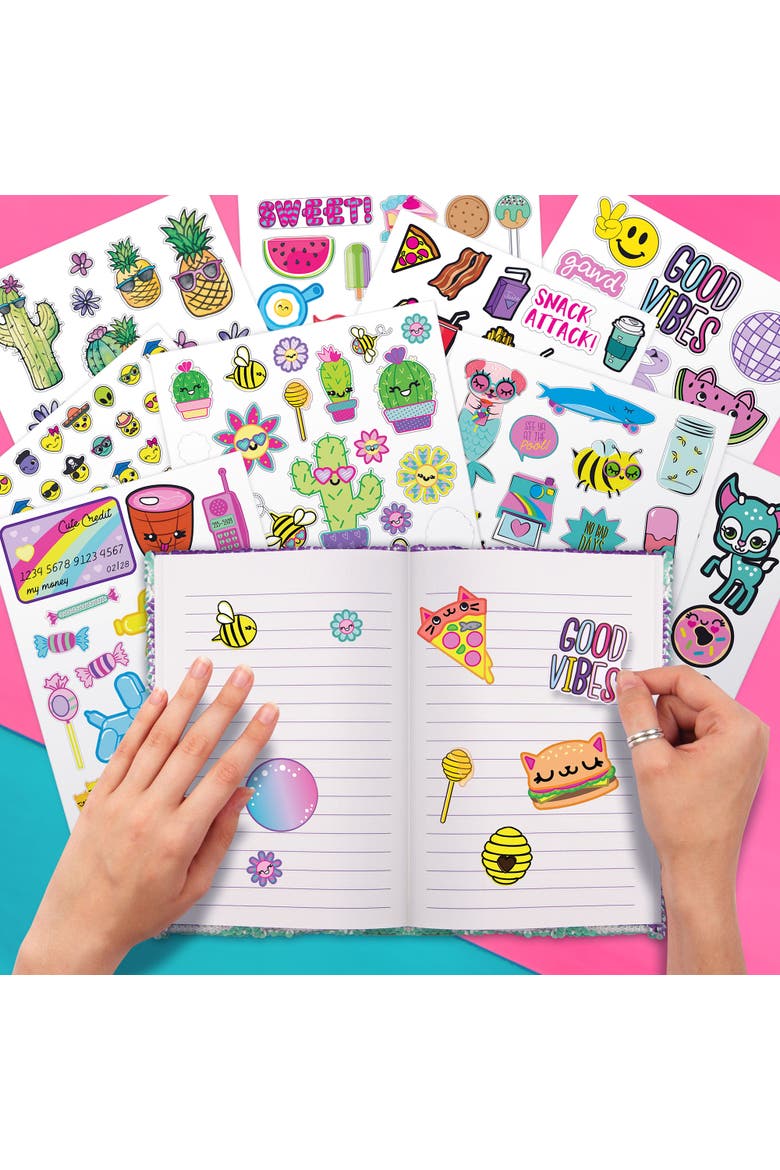 Sticker Book Bundle 4 Pack, 4000+ Stickers, Alternate, color, Multicolored