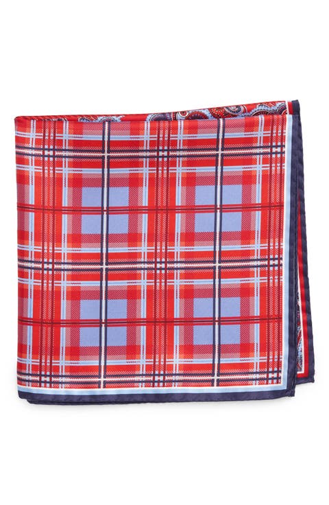 Men's Shop 'Three Panel' Silk Pocket Square