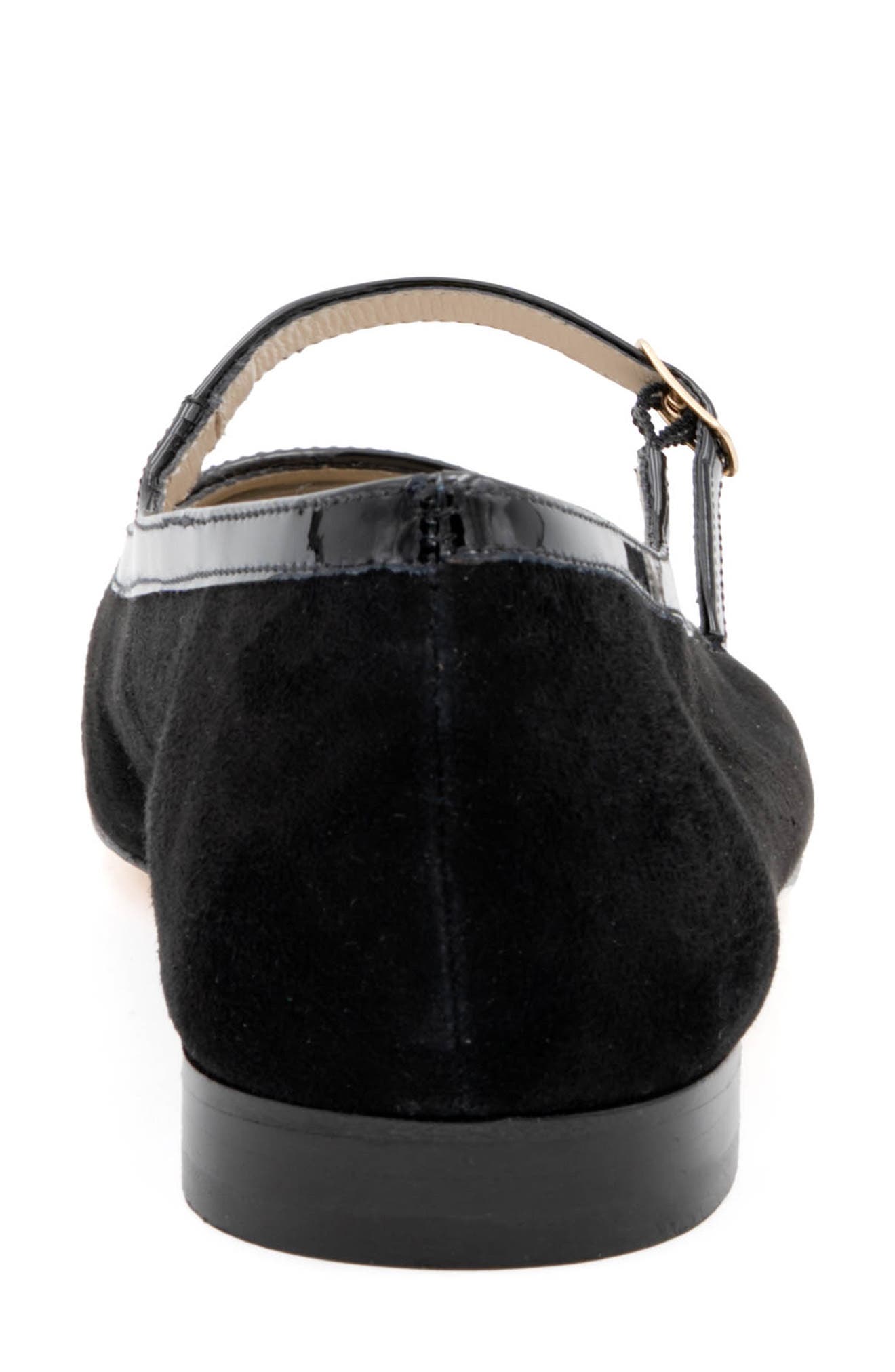 Amalfi by Rangoni Galba Mary Jane Flat, Alternate, color, Black Cashmere Black Vernice