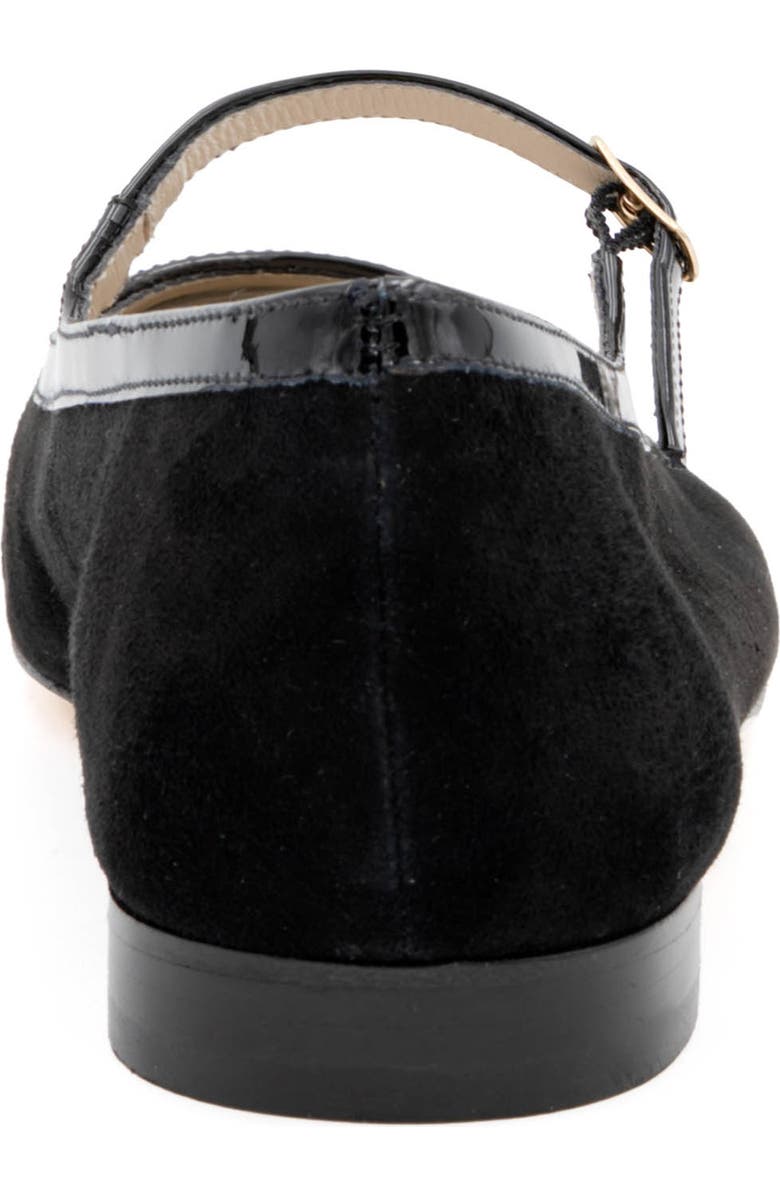 Amalfi by Rangoni Galba Mary Jane Flat, Alternate, color, Black Cashmere Black Vernice