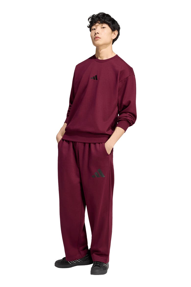 Feelcozy Sweatshirt, Alternate, color, MAROON/ BLACK
