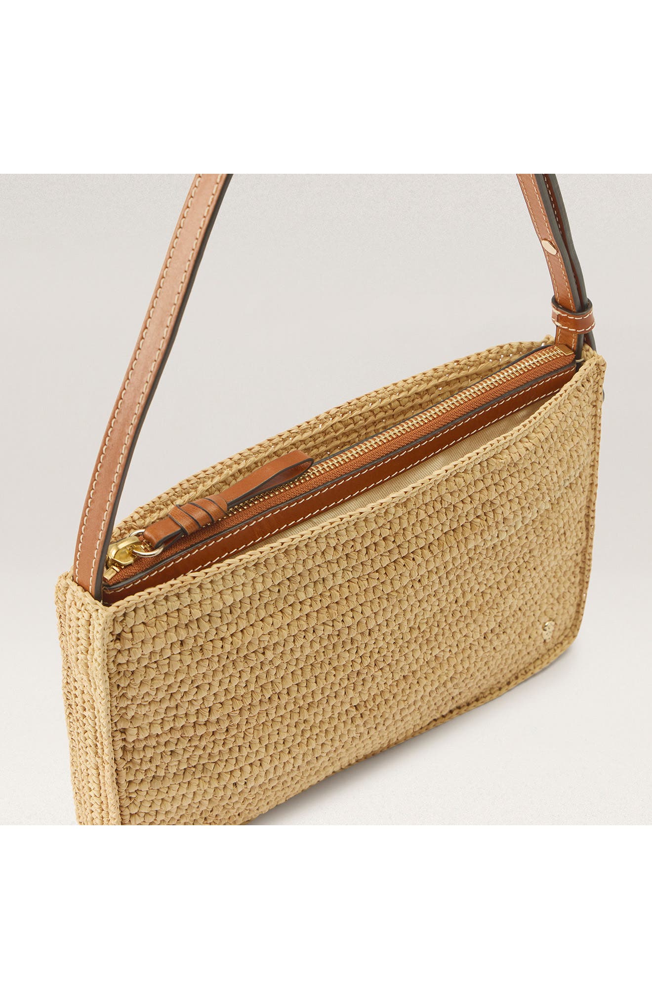 Helen Kaminski Kumana Raffia Shoulder Bag, Alternate, color, Natural