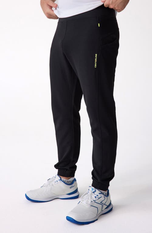 Centerline Athletics Courtside Track Pants In Black