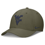 Nike Men's Nike  Olive West Virginia Mountaineers Primetime SwooshFlex Dri-FIT Hat
