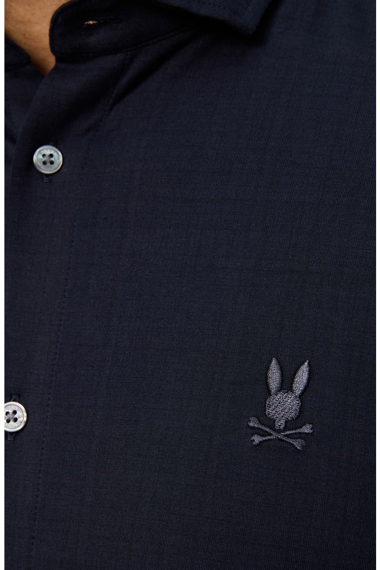 Crosby Knit Button-Up Shirt, Alternate, color, NAVY