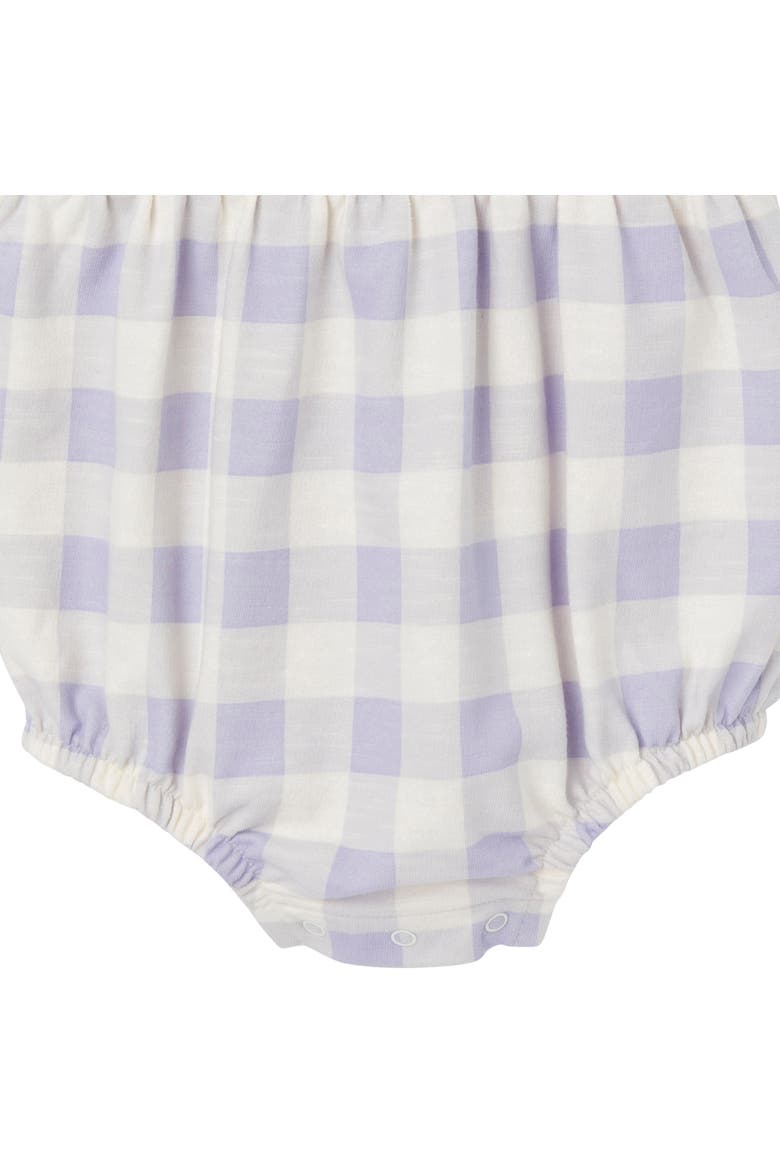 Sun Romper, Alternate, color, Purple Gingham