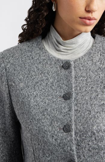 Nordstrom Textured Collarless Jacket | Nordstrom