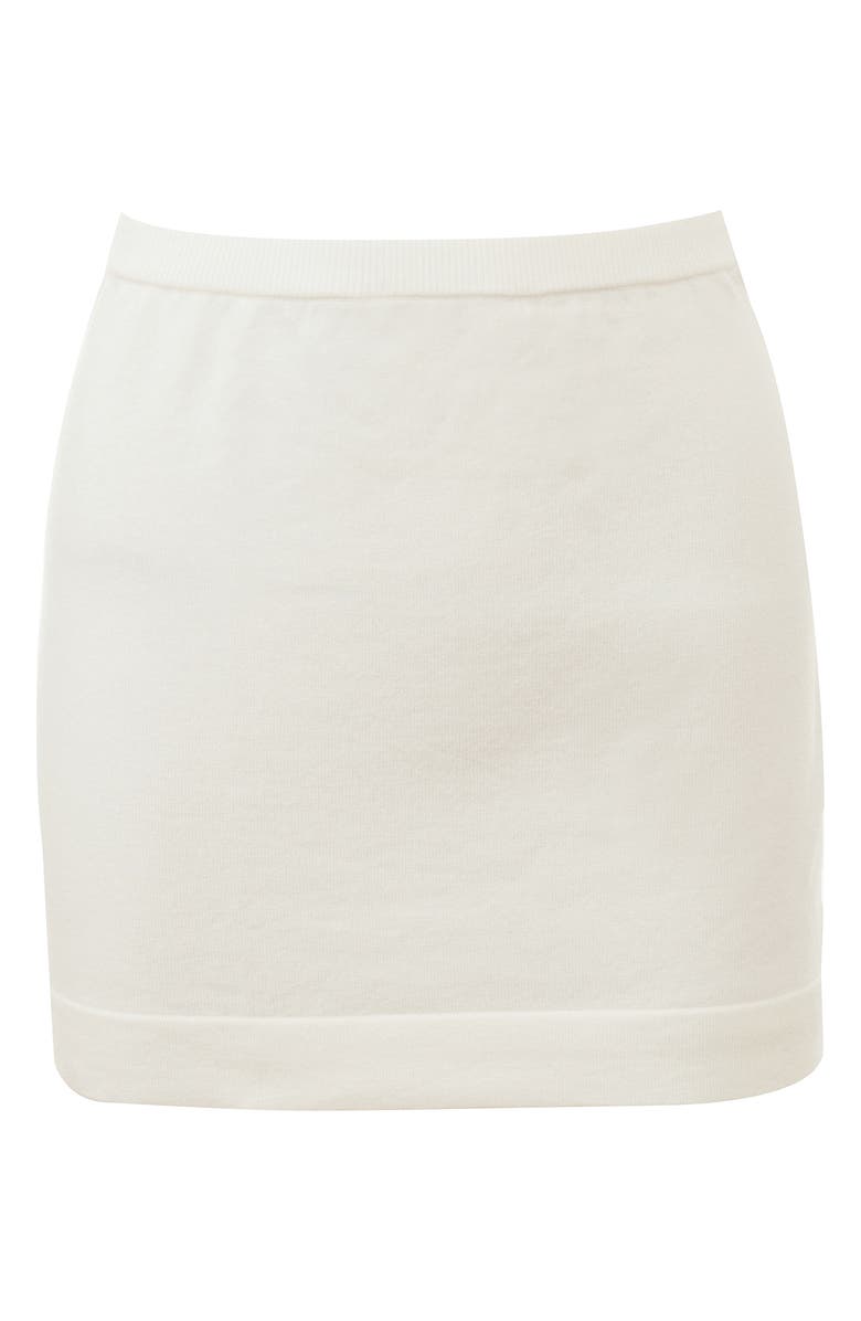 HOUSE OF CB Asher Cotton & Cashmere Knit Miniskirt, Alternate, color, 