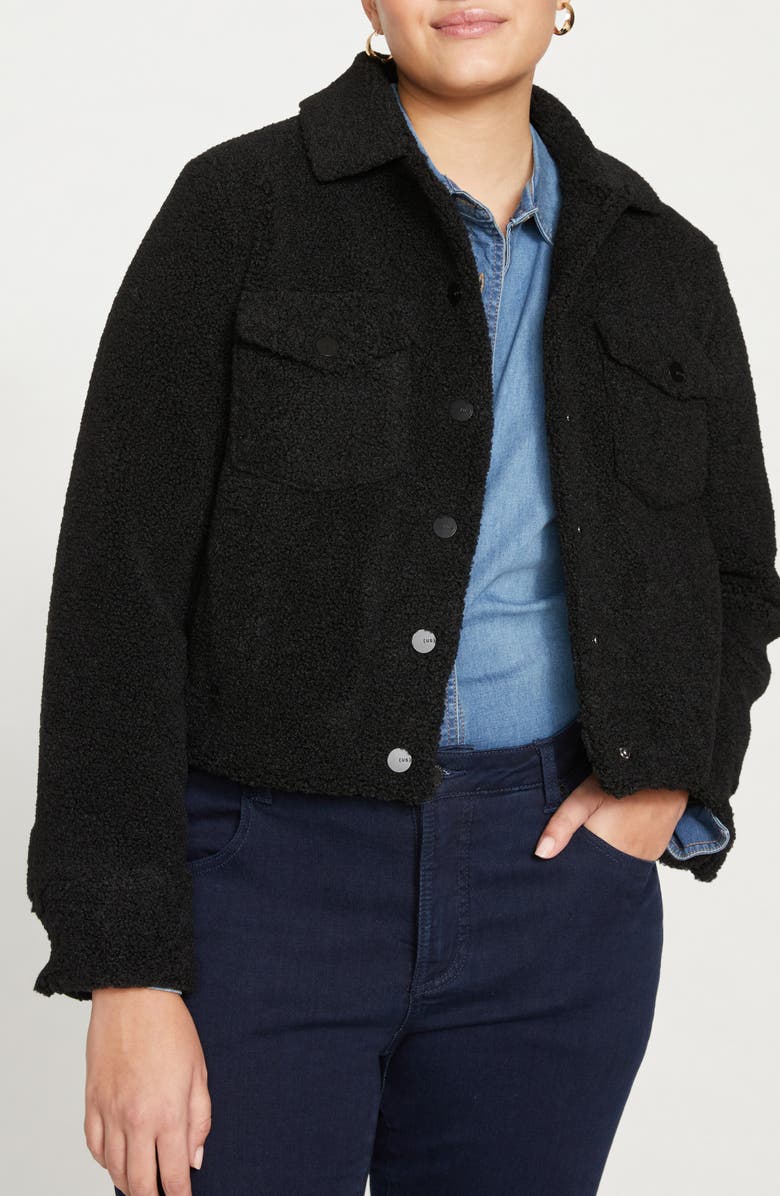 Universal Standard Kelsey Teddy Jacket, Main, color, 