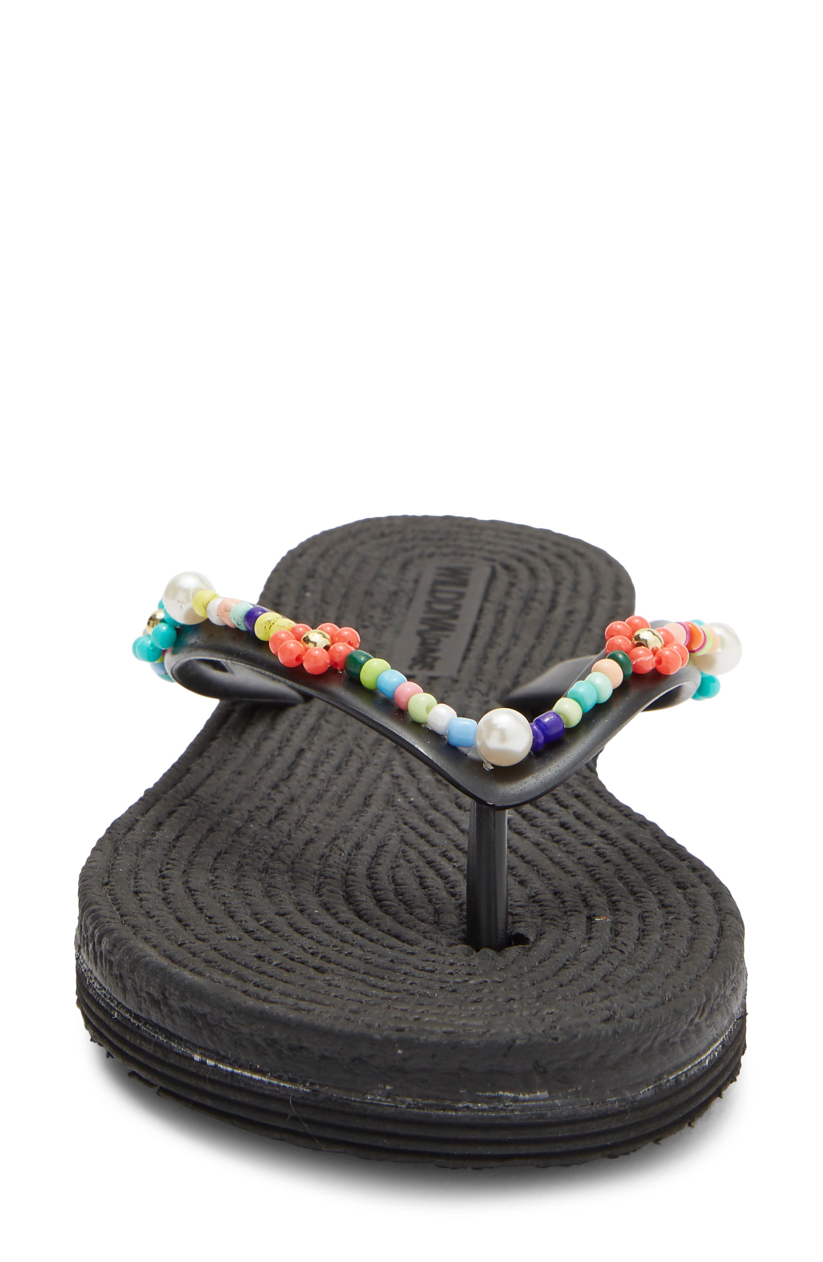 July Flip Flop, Alternate, color, BLACK